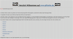 Desktop Screenshot of gfkteile.de