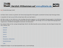Tablet Screenshot of gfkteile.de